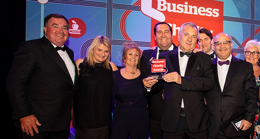 Axis Foundation trustees receive Corporate Foundation Prize at Business Charity Awards