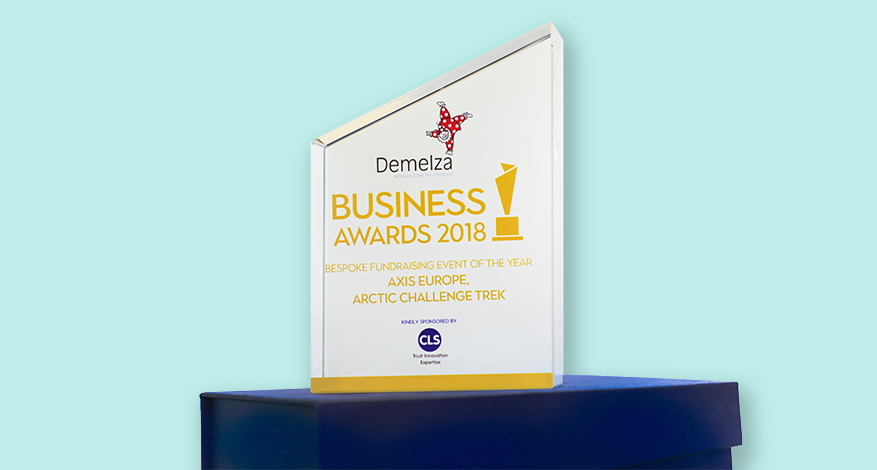 Demelza Award for Arctic Challenge Extreme fundraising trek