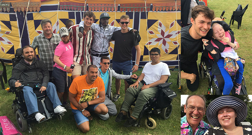 Disabled adults and children enjoy festival experience with help from Festival Spirit