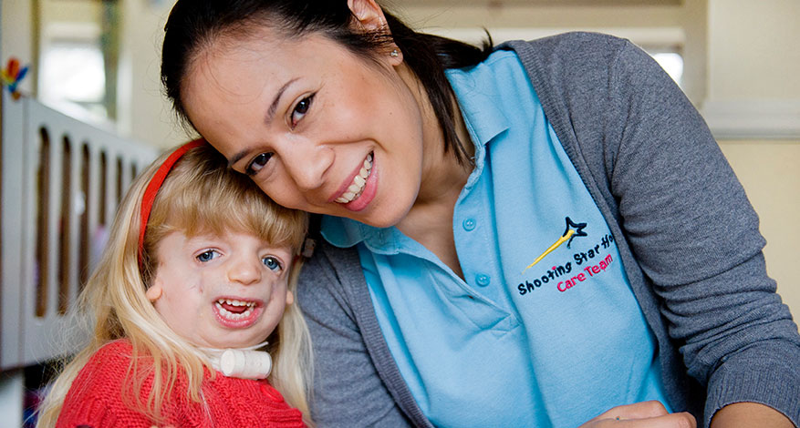Shooting Star nurse on home visits to families caring for a life-limited child