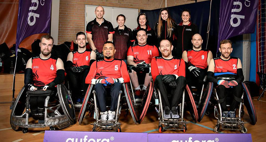 London Wheelchar Rugby Club Team Photo