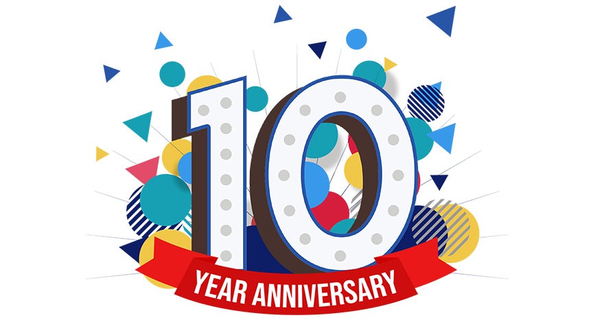 10th Anniversary Logo Vector Art PNG, 10th Anniversary Celebration Golden  Badge Emblem Logo Icon, 10th Anniversary, Anniversary, 10 Anniversary PNG  Image For Free Download