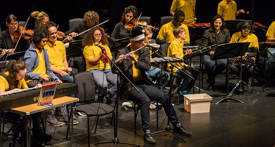 Band Performing at Music therapy charity